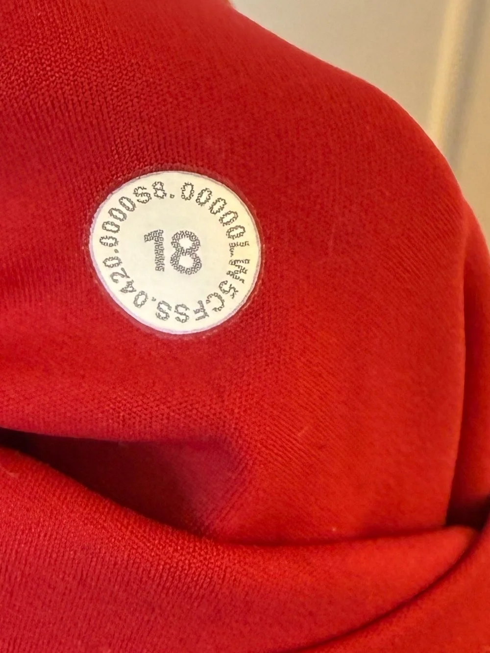 lululemon athletica Red High-Rise Fast and Free legging sz 18